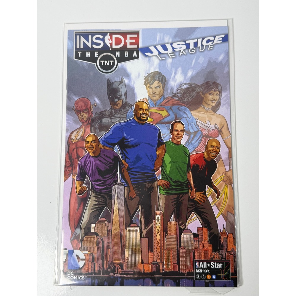 DC Comics Inside the NBA TNT Justice League All-Star 2015 Shaq Barkley Comic